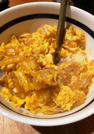簡単♡唐揚げの残りDE親子丼-レシピのメイン写真