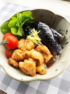もも肉と茄子 揚げ浸し-レシピのメイン写真