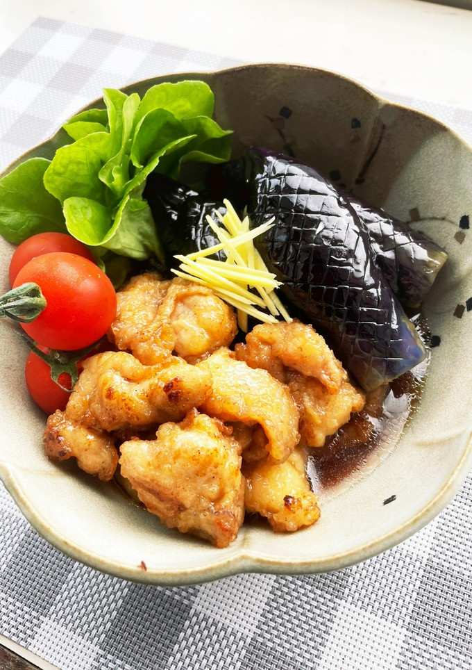 もも肉と茄子　揚げ浸し-レシピのメイン写真
