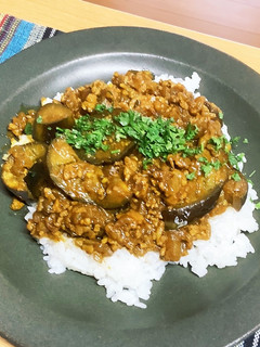 ♡簡単♡茄子のキーマカレー♡-レシピのメイン写真