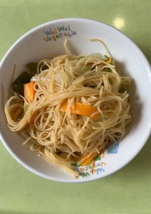 【保育園給食】ビーフン入り野菜炒め-レシピのメイン写真