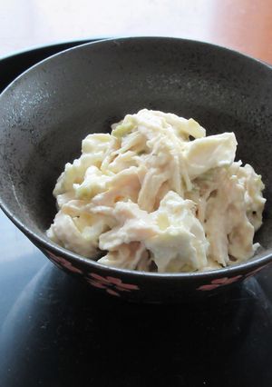 鶏むね肉とチーズのわさびマヨネーズサラダ-レシピのメイン写真