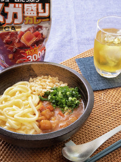 釜玉カレーうどん-レシピのメイン写真