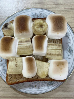 マシュマロバナナトースト-レシピのメイン写真
