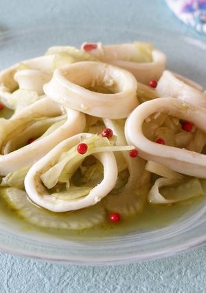 イカとセロリの青汁マリネ-レシピのメイン写真