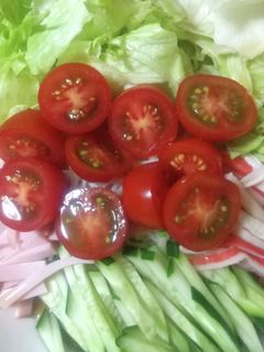 冷し中華風素麺-レシピのメイン写真