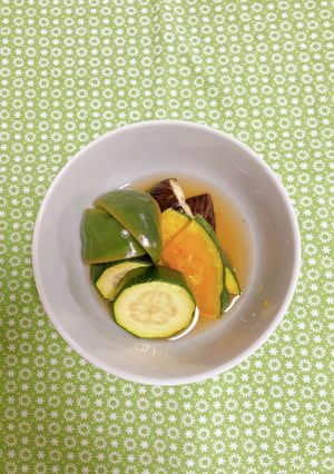 夏野菜の梅酢入りマリネ-レシピのメイン写真