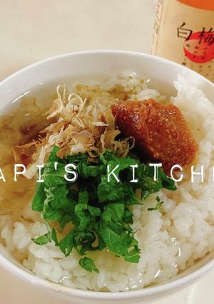 夏バテさんに〜冷やし梅ねこまんま-レシピのメイン写真