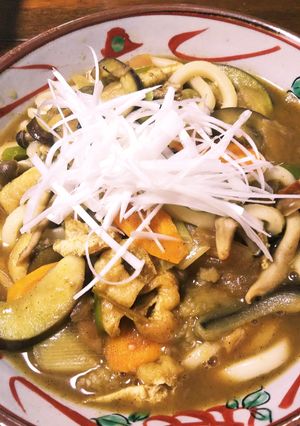 スタミナいっぱい カレーうどん-レシピのメイン写真