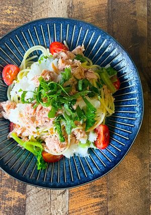 火を使わずに栄養満点さっぱりパスタ-レシピのメイン写真