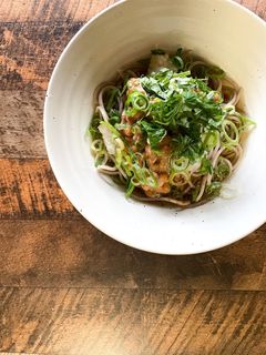 残りそばで超簡単ネバネバ蕎麦-レシピのメイン写真