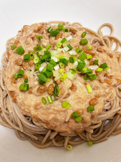 納豆ツナそば-レシピのメイン写真