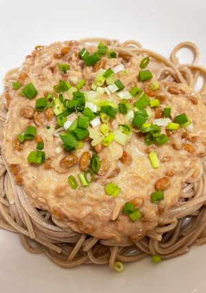 納豆ツナそば-レシピのメイン写真
