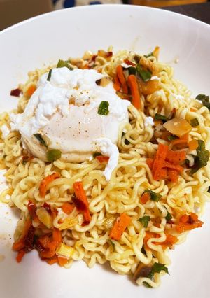 カップの辛ラーメンアレンジ-レシピのメイン写真