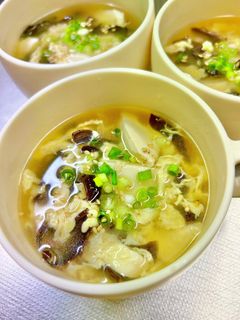 キクラゲと豆腐の卵スープ。-レシピのメイン写真