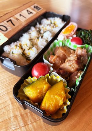 2023.7/14 高校生男子お弁当-レシピのメイン写真