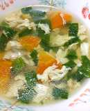 【保育園給食】モロヘイヤのふわとろスープ