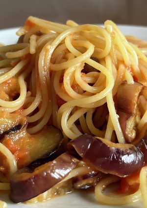 生トマトとなすのパスタ-レシピのメイン写真