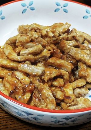 豚ロースのニンニク塩麹とケチャップ炒め-レシピのメイン写真
