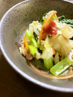 梅おかかあえ/七尾市学校給食-レシピのメイン写真