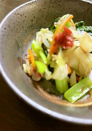 梅おかかあえ/七尾市学校給食-レシピのメイン写真