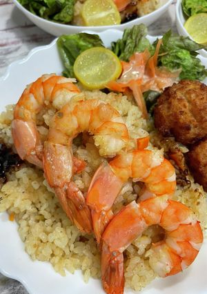 炊飯器で！エビパエリア(ジャンバラヤ風)-レシピのメイン写真