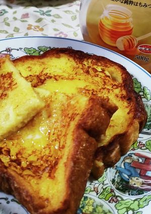 208　普通のフレンチトースト　-レシピのメイン写真