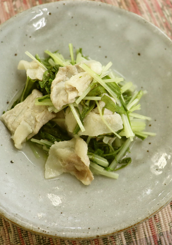 水菜と豚肉の重ね煮-レシピのメイン写真