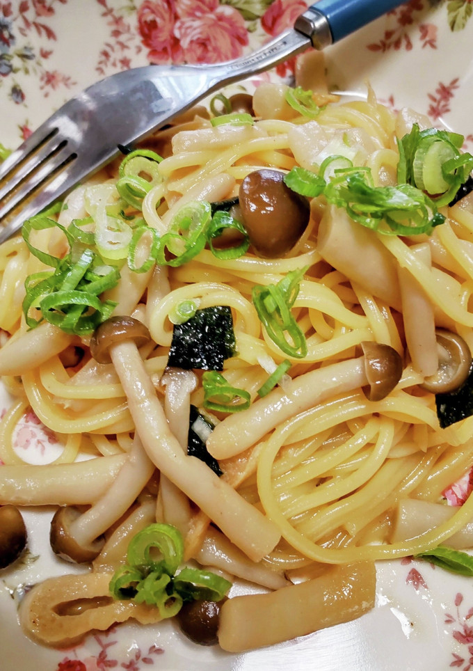 和風しめじのパスタ♪松茸のお吸い物使い♡-レシピのメイン写真
