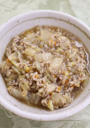 白菜のそぼろあんかけ-レシピのメイン写真