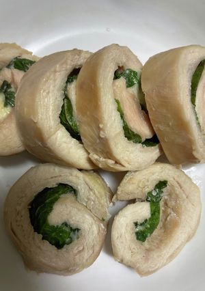 レンジで！むね肉の大葉チーズ巻き！-レシピのメイン写真