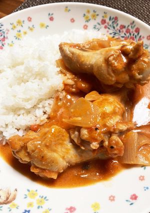 手羽元のトマト＆ココナッツ煮込み-レシピのメイン写真