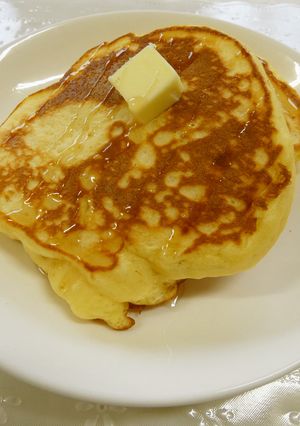 餅入りホットケーキ-レシピのメイン写真
