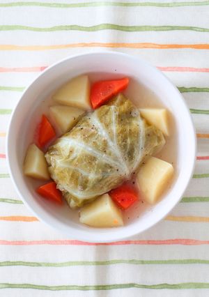 子ども喜ぶ！野菜のおだしでロールキャベツ-レシピのメイン写真