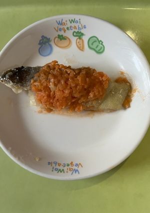 【保育園】たらのムニエルトマトソースがけ-レシピのメイン写真