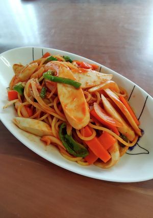 フライパンひとつでナポリタン-レシピのメイン写真
