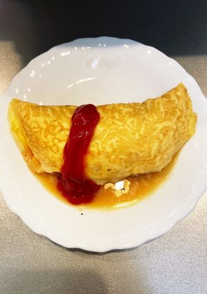 週末の鶏そぼろオムレツ-レシピのメイン写真