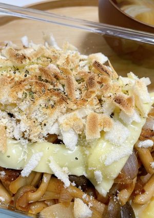 しめじとたまねぎのミートボールグラタン-レシピのメイン写真