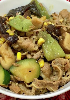 牛肉と夏野菜のツナカレー炒め-レシピのメイン写真
