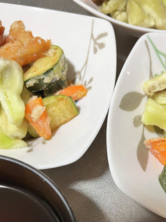 揚げズッキーニと焼きなすをご一緒に-レシピのメイン写真