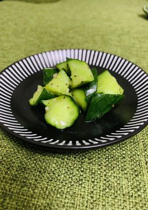 5分で調理完了　塩漬けきゅうり-レシピのメイン写真