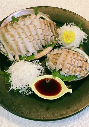 アワビを堪能！！アワビのお造り-レシピのメイン写真