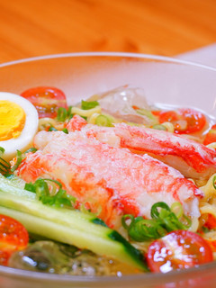 毛ガニの冷やしラーメン-レシピのメイン写真