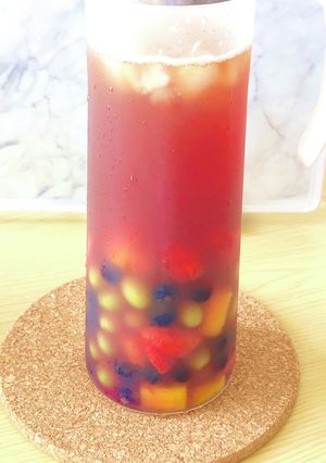冷凍フルーツでフルーツティー-レシピのメイン写真