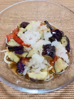 そうめんアレンジ☆なす揚げ浸し-レシピのメイン写真