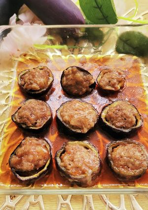 茄子嫌いにも♪簡単レンチン肉詰め茄子-レシピのメイン写真