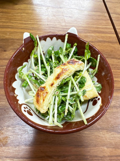 混ぜるだけ!豆苗とおあげのサラダ-レシピのメイン写真