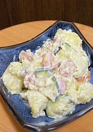 ズッキーニとシャウエッセンのポテトサラダ-レシピのメイン写真