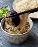 【勝ち確】豚バラとなすのつけだしそうめん