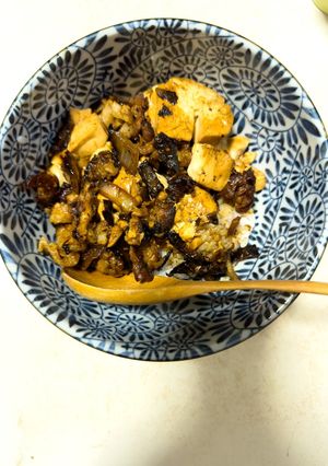 簡単！豚バラ刻んで麻婆豆腐♪-レシピのメイン写真
